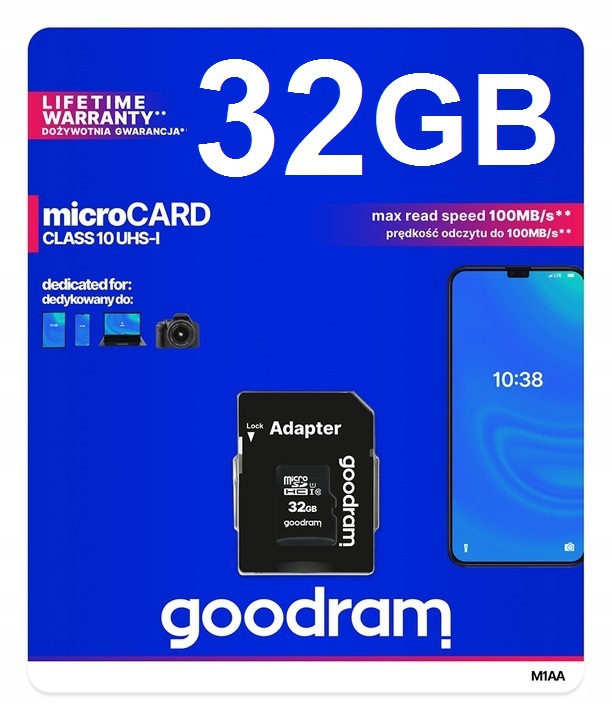 Karta pamięci microSD 32GB klasa 10