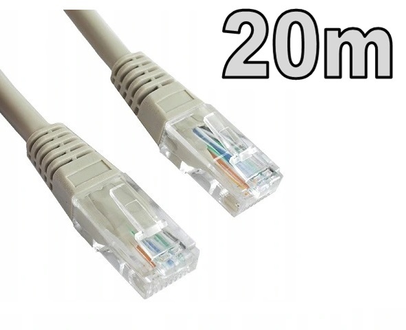 Kabel SIECIOWY INTERNETOWY LAN 20M do routera UTP (1)