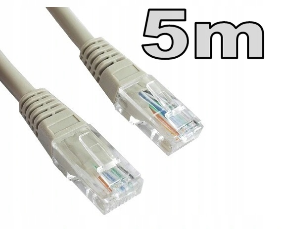 Kabel SIECIOWY INTERNETOWY LAN 5M do routera UTP (1)